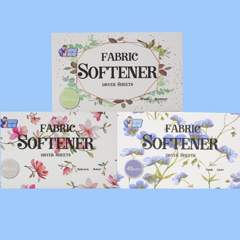 Natural linen  40ct - Customized Brand Fabric Softener Dryer Sheets