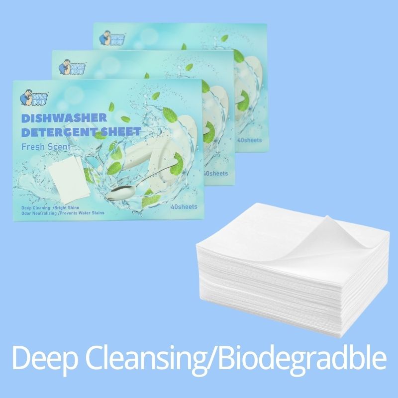 Customized Fragrance Soluble Dish Detergent Sheet OEM Manufacturer